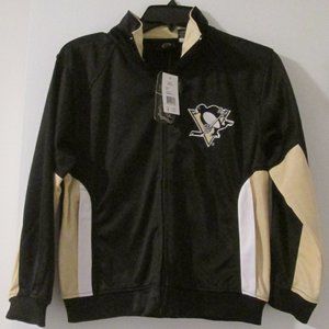 NWT Pittsburg Penguins NHL Sport Track Team Jacket